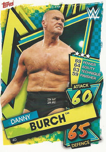 WWE Topps Slam Attax 2021 Trading Card Danny Burch No.40