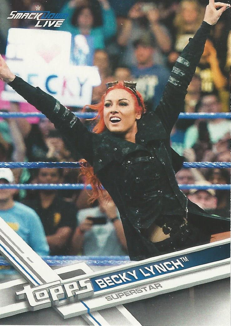 WWE Topps Then Now Forever 2017 Trading Card Becky Lynch No.140