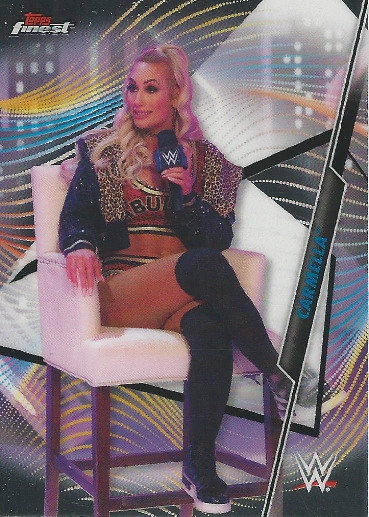 WWE Topps Finest 2020 Trading Card Carmella No.40