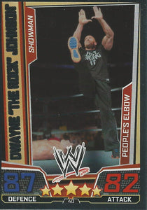 WWE Slam Attax Superstars 2013 Trading Card Finisher The Rock No.40