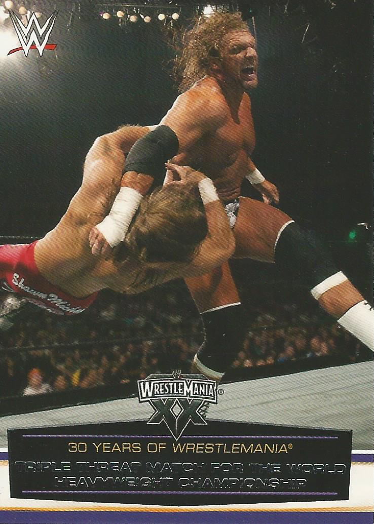 WWE Topps Road to Wrestlemania 2014 Trading Cards Triple H 40 of 60