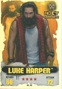 WWE Topps Slam Attax Takeover 2016 Trading Card Luke Harper No.40