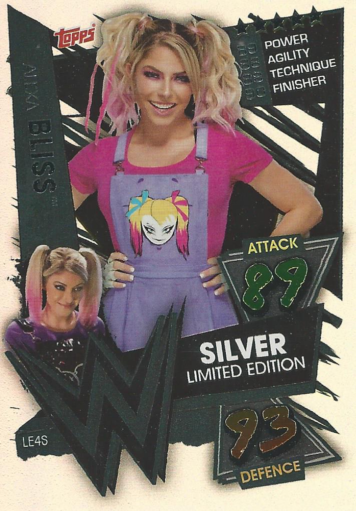 WWE Topps Slam Attax 2021 Trading Card Alexa Bliss LE4S