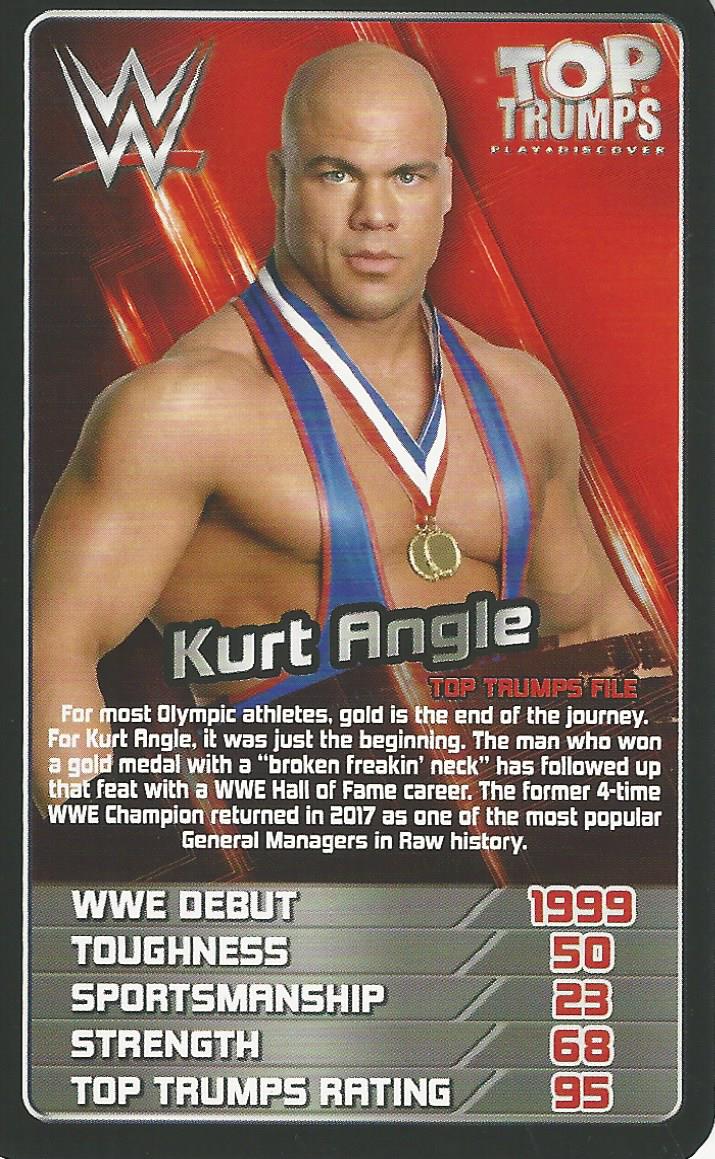 WWE Top Trumps 2018 Kurt Angle