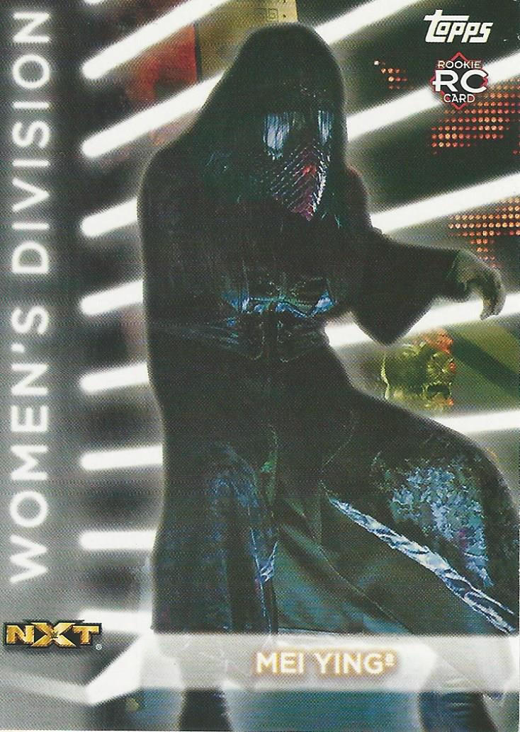 WWE Topps Women Division 2021 Trading Card Mei Ying RC-40