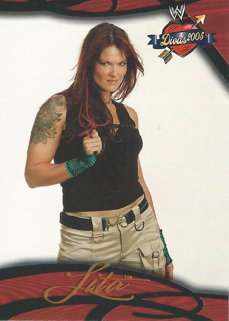 WWE Fleer Divas 2005 Trading Cards Lita No.40