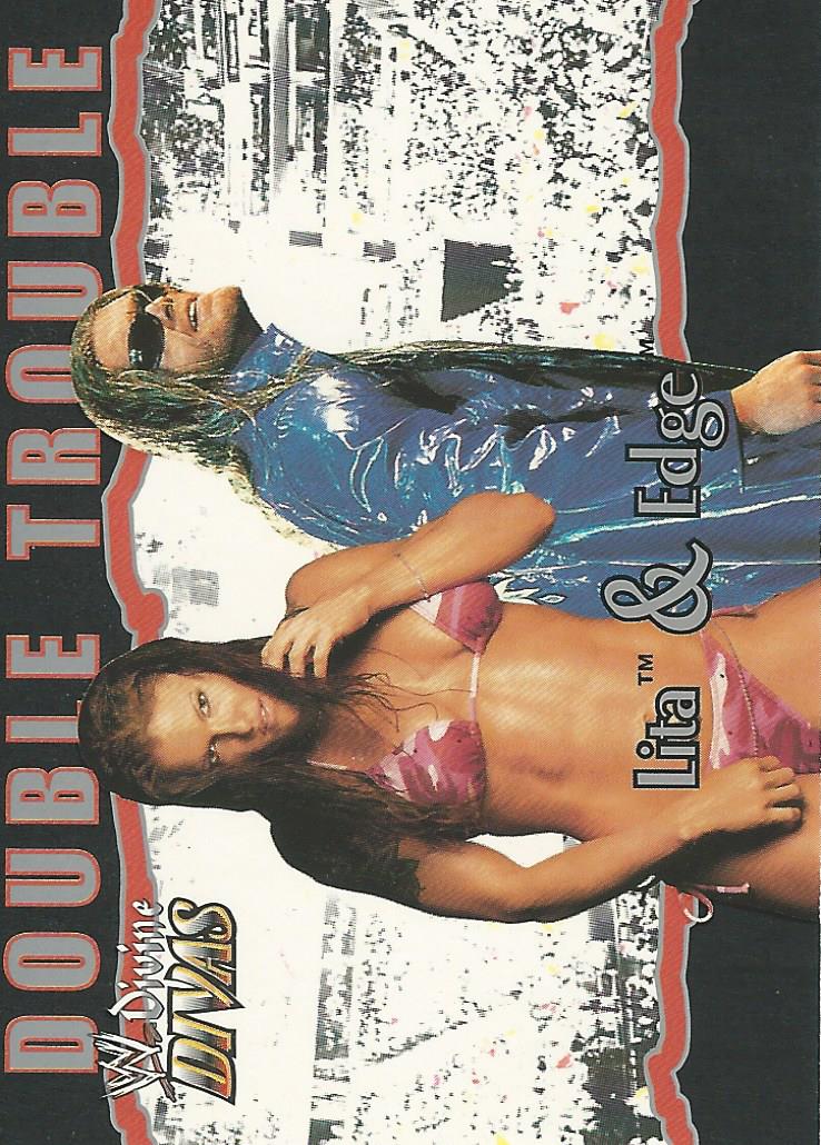 WWE Fleer Divine Divas 2003 Trading Cards Lita and Edge No.82