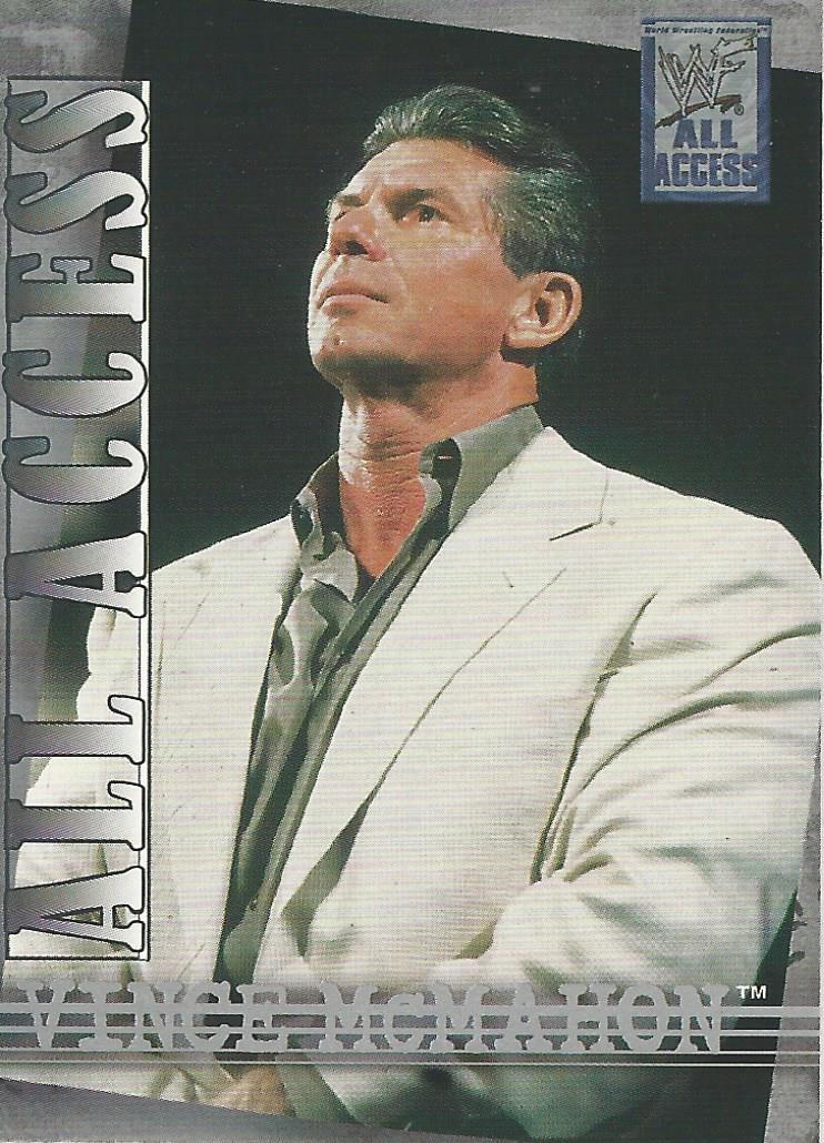 WWF Fleer All Access Trading Cards 2002 Vince McMahon No.41