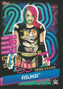 WWE Topps Slam Attax Reloaded 2020 Trading Card Asuka T41