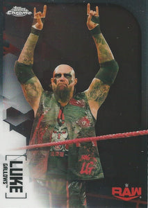 WWE Topps Chrome 2020 Trading Cards Luke Gallows No.41