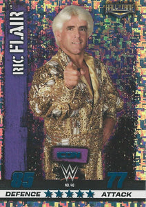 WWE Topps Slam Attax 10th Edition Trading Card 2017 Hall of Fame Ric Flair No.40