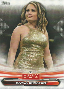 WWE Topps Raw 2019 Trading Card Kayla Braxton No.41