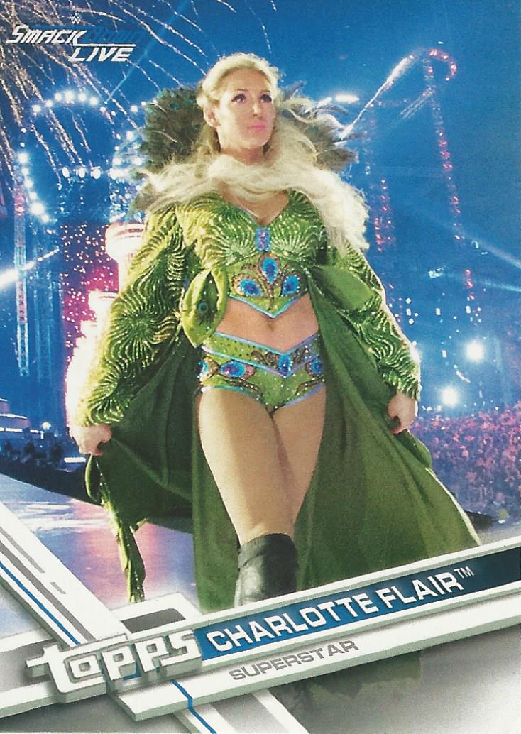 WWE Topps Then Now Forever 2017 Trading Card Charlotte Flair No.141