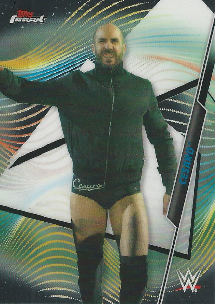 WWE Topps Finest 2020 Trading Card Cesaro No.41