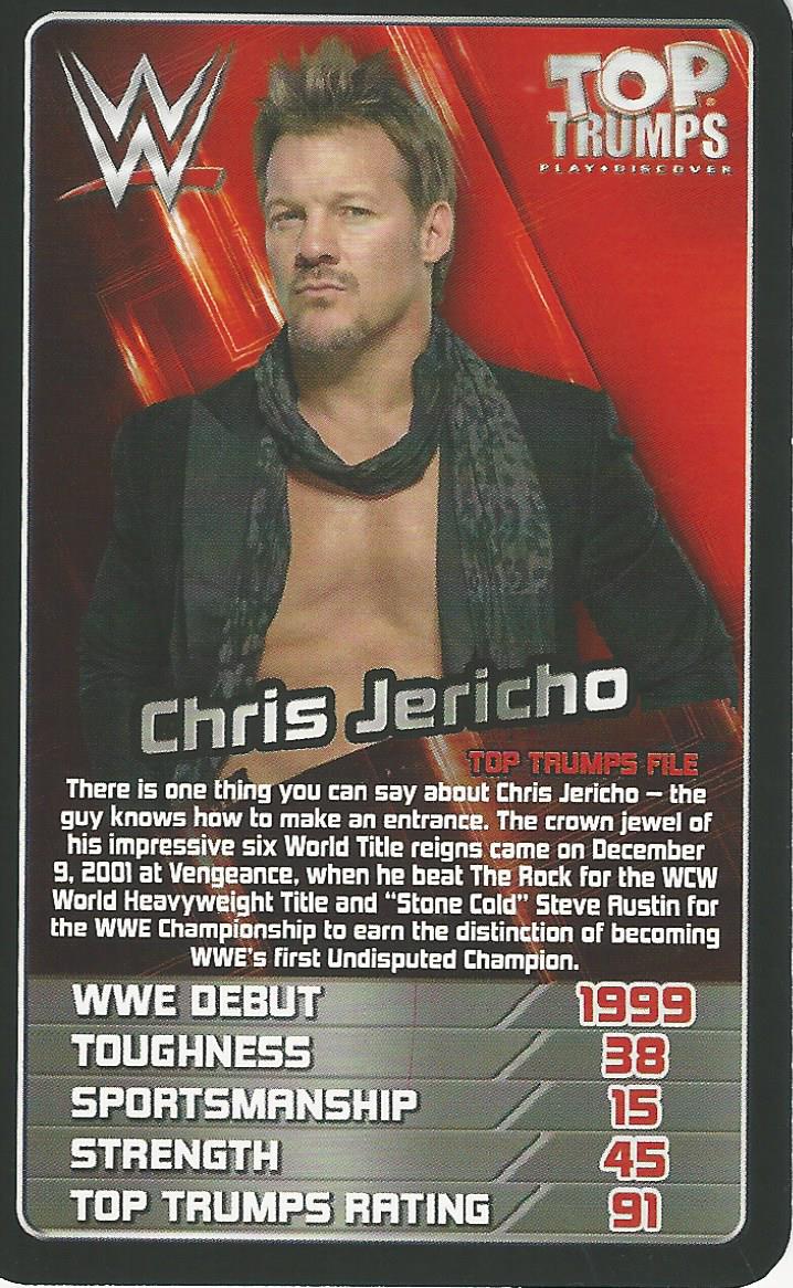 WWE Top Trumps 2018 Chris Jericho