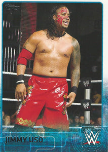 WWE Topps 2015 Trading Card Jimmy Uso No.41