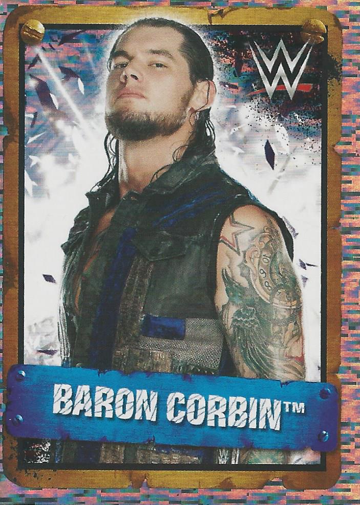 WWE Topps Stickers 2017 Baron Corbin Foil No.41