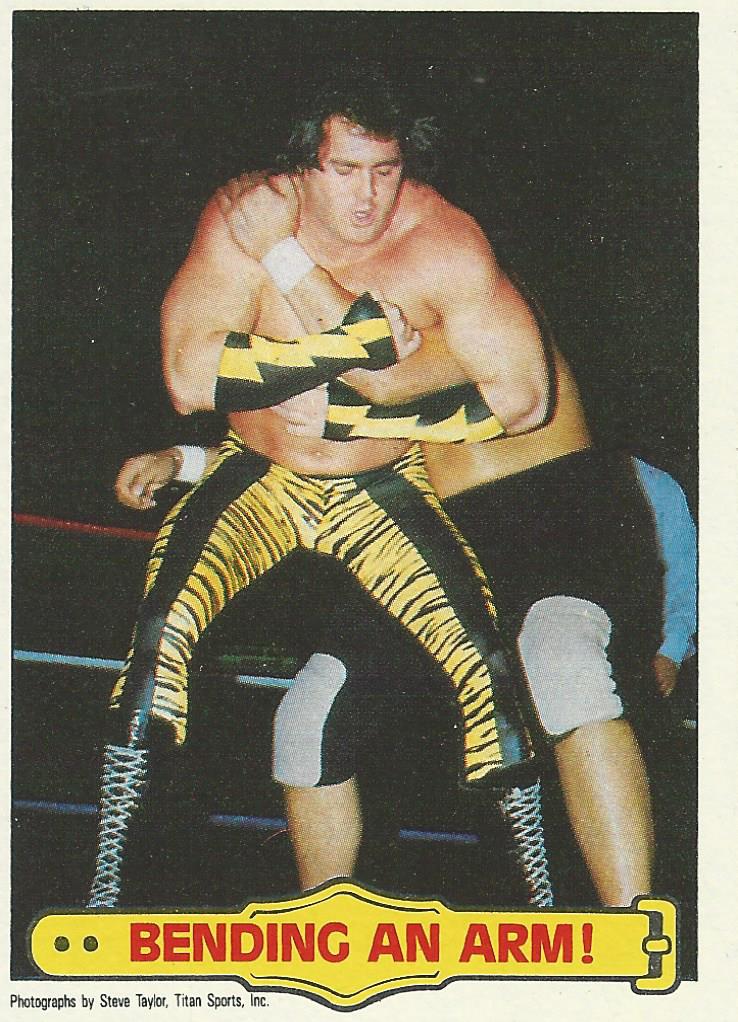 WWF Topps Wrestling Cards 1985 Brutus Beefcake No.41