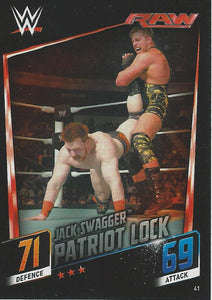 WWE Topps Slam Attax 2015 Then Now Forever Trading Card Jack Swagger No.41