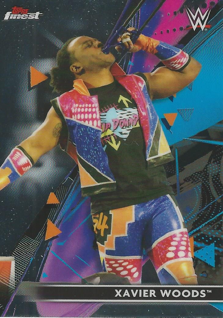 WWE Topps Finest 2021 Trading Cards Xavier Woods No.41