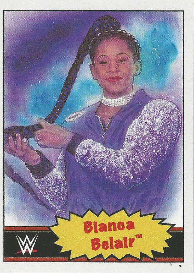 WWE Topps Living Set Trading Cards 2021 Bianca Belair No.41