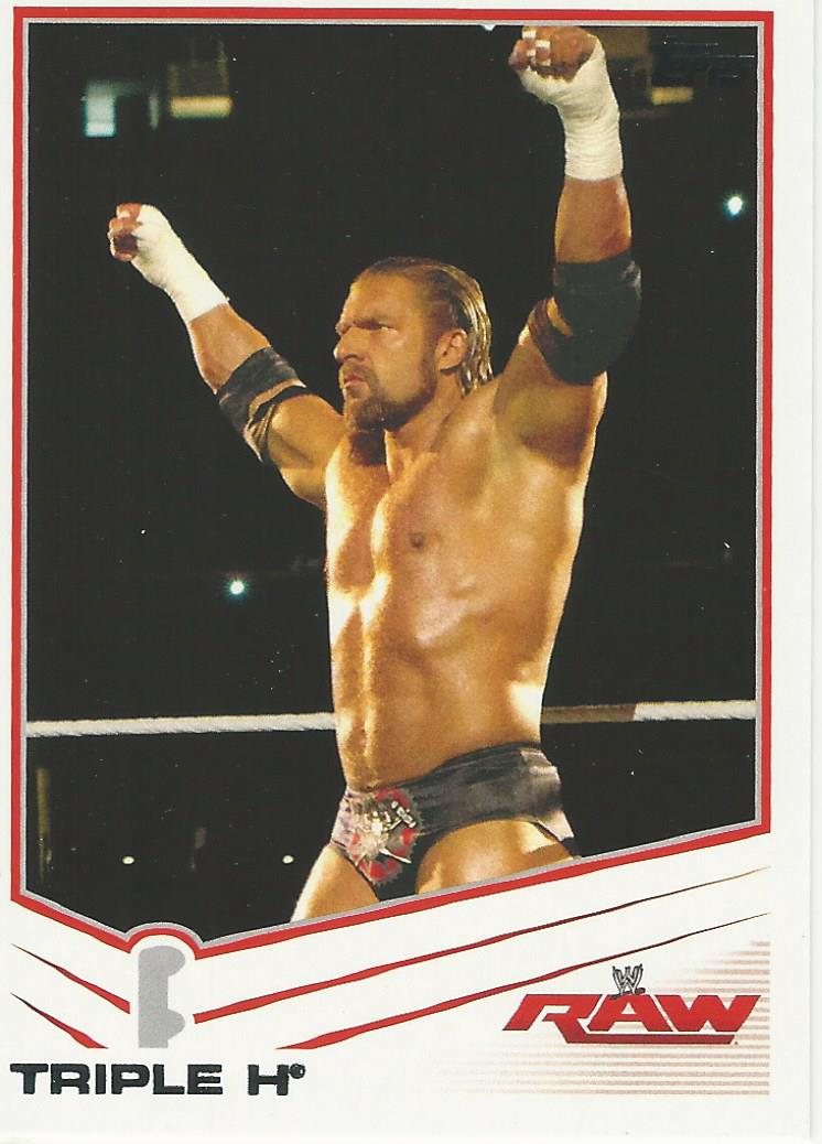 WWE Topps 2013 Trading Cards Triple H No.41