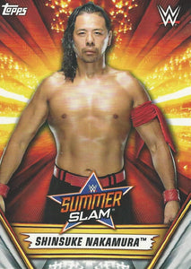 WWE Topps Summerslam 2019 Trading Card Shinsuke Nakamura No.41