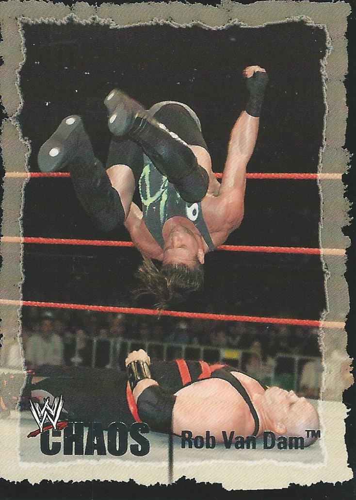 WWE Fleer Chaos Trading Cards 2004 Rob Van Dam No.51
