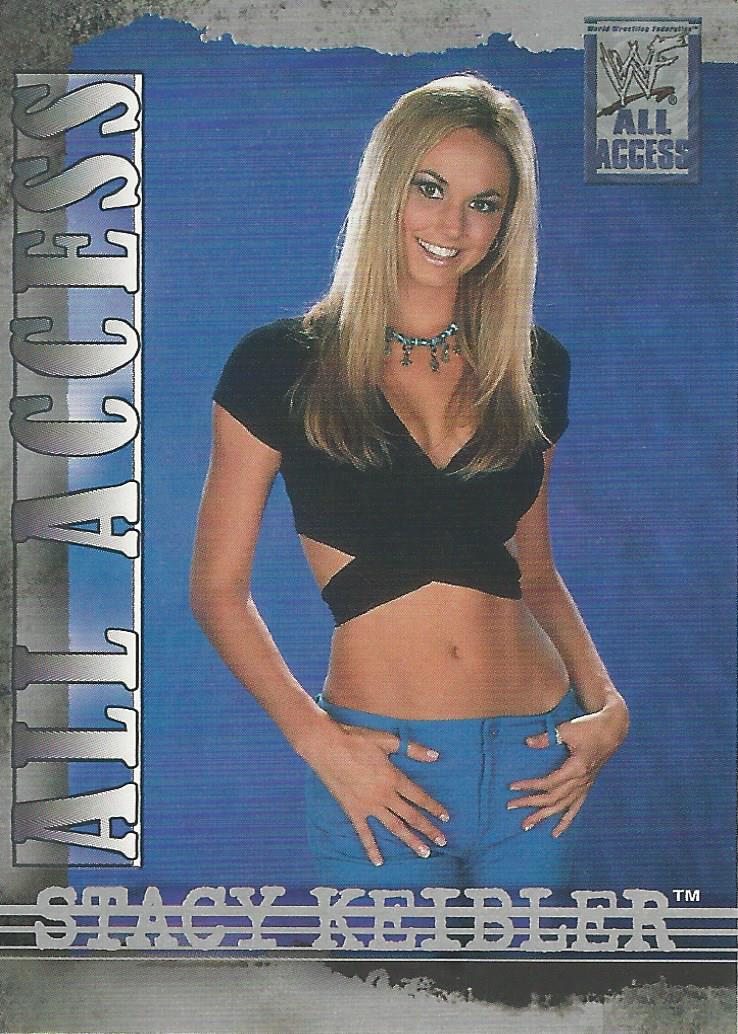 WWF Fleer All Access Trading Cards 2002 Stacy Keibler No.42