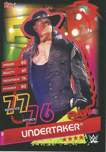 WWE Topps Slam Attax Reloaded 2020 Trading Card Undertaker No.42