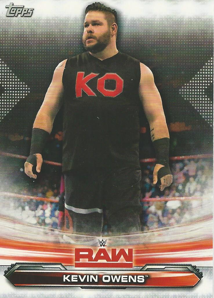 WWE Topps Raw 2019 Trading Card Kevin Owens No.42