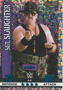 WWE Topps Slam Attax 10th Edition Trading Card 2017 Hall of Fame SGT Slaughter No.42