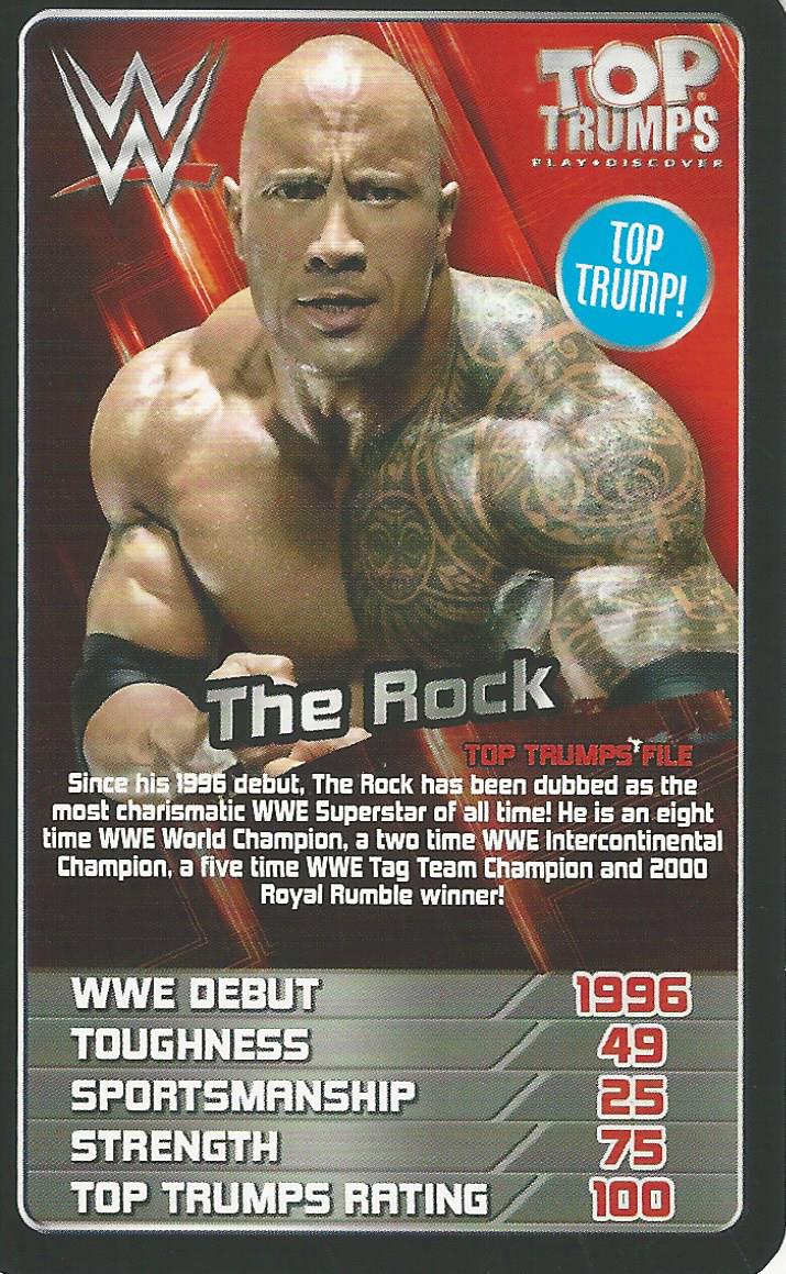 WWE Top Trumps 2018 The Rock