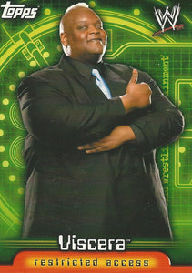 WWE Topps Insider 2006 Trading Card Viscera No.42