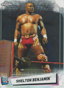 WWE Topps Chrome 2021 Trading Cards Shelton Benjamin No.42