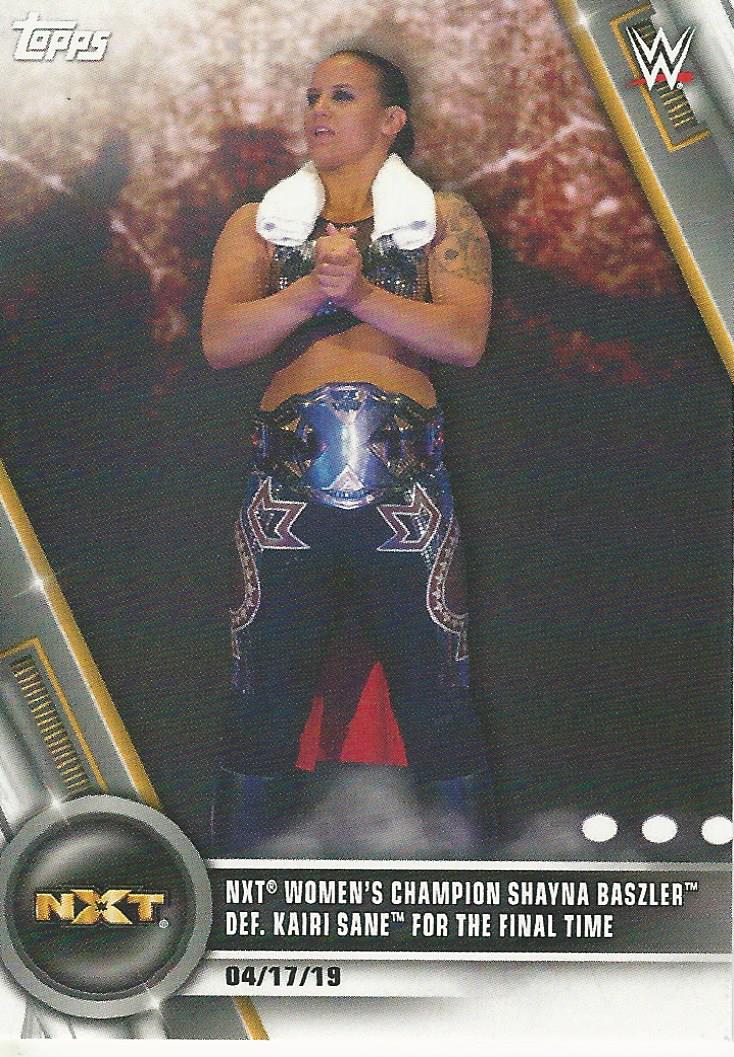 WWE Topps Women Division 2020 Trading Cards Shayna Baszler No.25