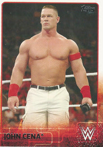 WWE Topps 2015 Trading Card John Cena No.42