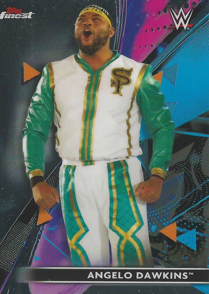 WWE Topps Finest 2021 Trading Cards Angelo Dawkins No.42