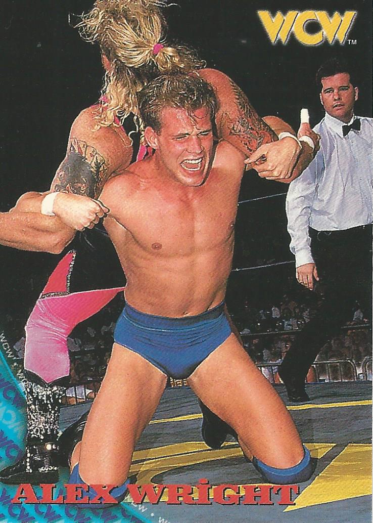 WCW/NWO Topps 1998 Trading Card Alex Wright No.42