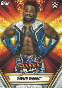 WWE Topps Summerslam 2019 Trading Card Xavier Woods No.42