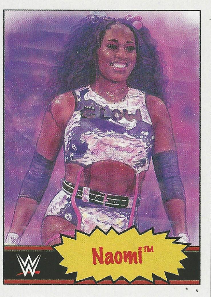 WWE Topps Living Set Trading Cards 2021 Naomi No.42