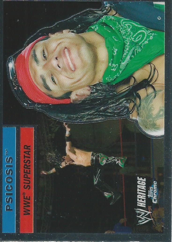 WWE Topps Chrome Heritage Trading Card 2006 Psicosis No.42