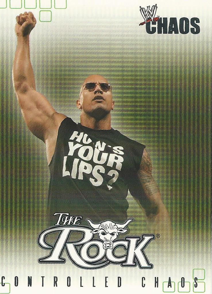 WWE Fleer Chaos Trading Cards 2004 The Rock CC 14 of 15