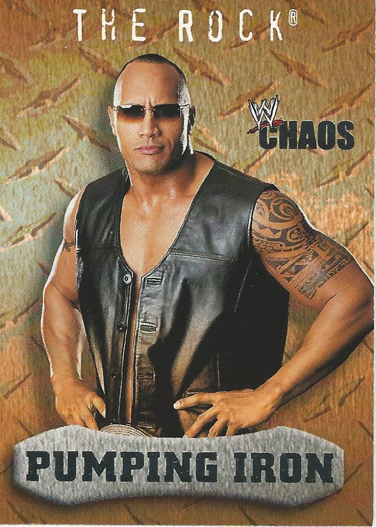 WWE Fleer Chaos Trading Cards 2004 The Rock No.94