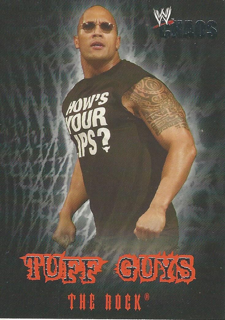 WWE Fleer Chaos Trading Cards 2004 The Rock TE 1 of 12