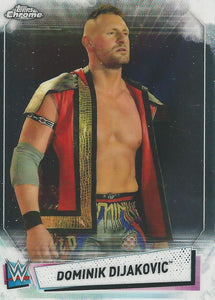 WWE Topps Chrome 2021 Trading Cards Dominik Dijakovic No.43