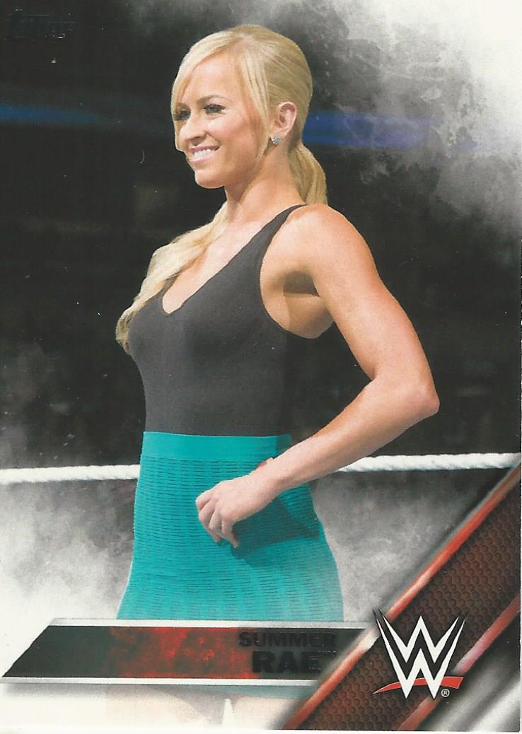 WWE Topps 2016 Trading Cards Summer Rae No.43