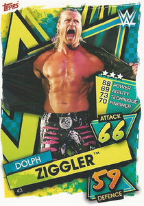 WWE Topps Slam Attax 2021 Trading Card Dolph Ziggler No.43