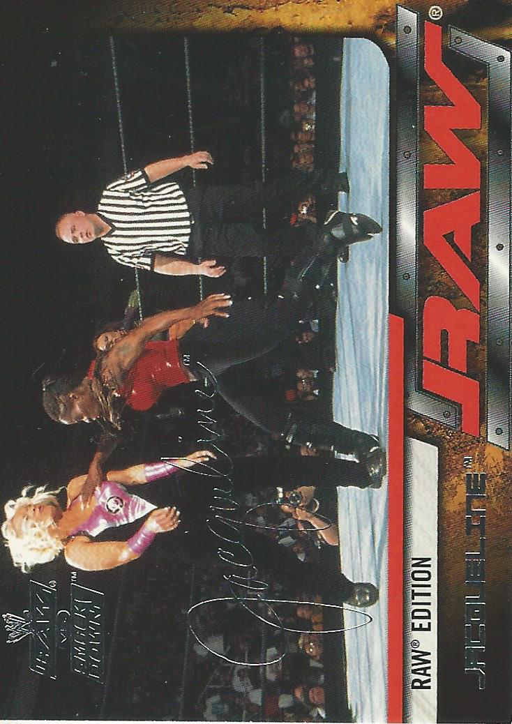 WWE Fleer Raw vs Smackdown Trading Card 2002 Jacqueline No.43