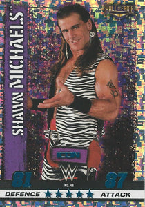 WWE Topps Slam Attax 10th Edition Trading Card 2017 Hall of Fame Shawn Michaels No.43